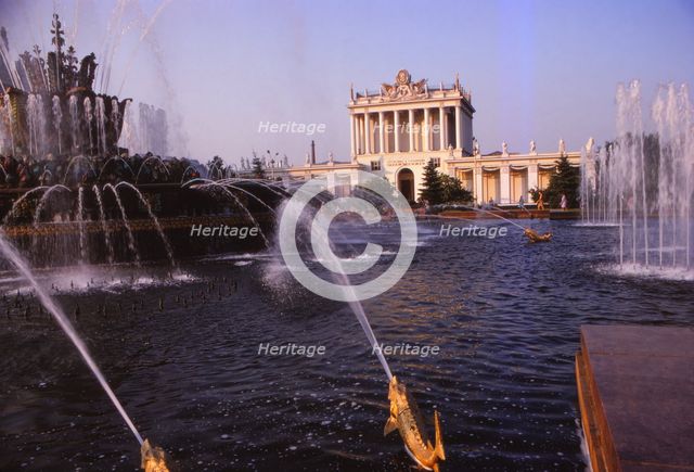 Economic Achievements Exhibition, Moscow, 20th century. Artist: CM Dixon.