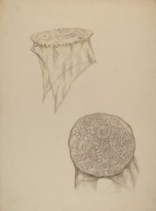 Economy White Cap, c. 1938. Creator: Eva Wilson