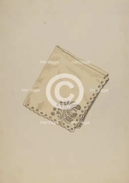 Economy Handkerchief, c. 1938. Creator: Katherine Hastings.