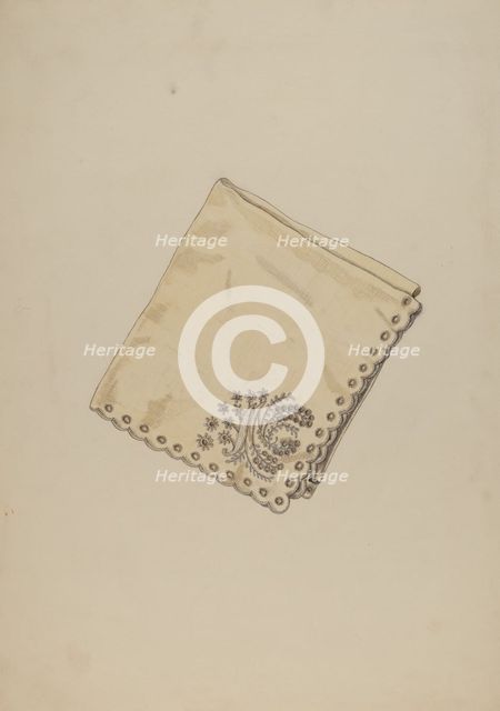 Economy Handkerchief, c. 1938. Creator: Katherine Hastings.
