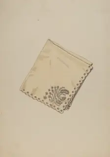 Economy Handkerchief, c. 1938. Creator: Katherine Hastings