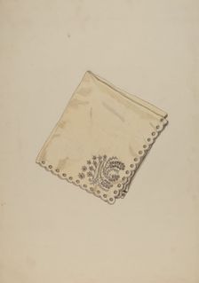 Economy Handkerchief, c. 1938. Creator: Katherine Hastings