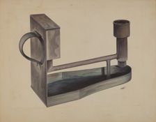 Economy Lamp, c. 1937. Creator: Edward White