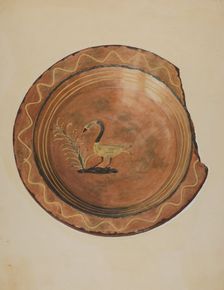 Economy Pie Plate, c. 1937. Creator: Ralph Atkinson