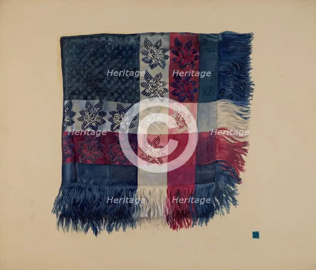 Economy Scarf, c. 1938. Creator: Ralph Atkinson.