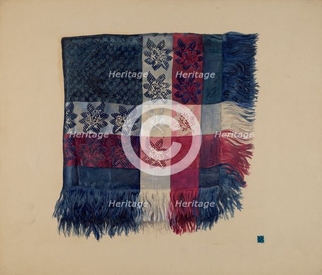 Economy Scarf, c. 1938. Creator: Ralph Atkinson.