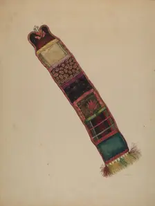 Economy Sewing Supply Holder, c. 1938. Creator: Eva Wilson
