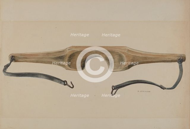 Economy Shoulder Yoke, c. 1937. Creator: Ralph Atkinson.