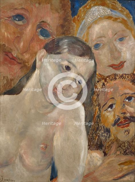 Ecstatic Heads. Creator: Ernst Josephson.