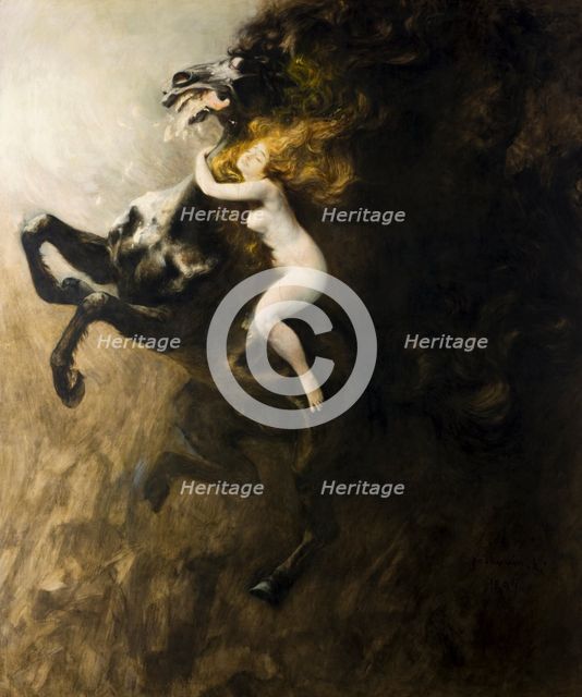 Ecstasy, 1894. Creator: Wladyslaw Podkowinski.