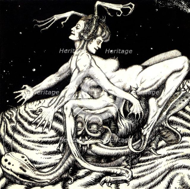 'Ecstasy', 1907.  Creator: Vasyl' Masyutin.