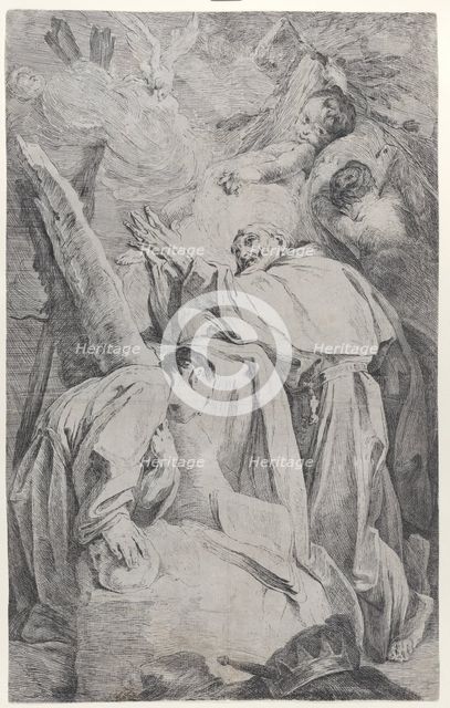 Ecstasy of the Blessed Piero Gambacorti of Pisa, ca. 1725-28. Creator: Federico Bencovich.