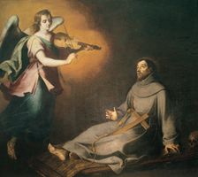 Ecstasy of St. Francis of Assisi oil by Bartolome Murillo