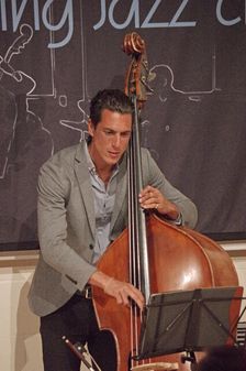 Ed Babar, Peter Letanka Trio, Steyning Jazz Club, Steyning, West Sussex, 2022. Creator: Brian O'Connor