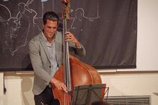 Ed Babar, Peter Letanka Trio, Steyning Jazz Club, Steyning, West Sussex, 2022. Creator: Brian O'Connor