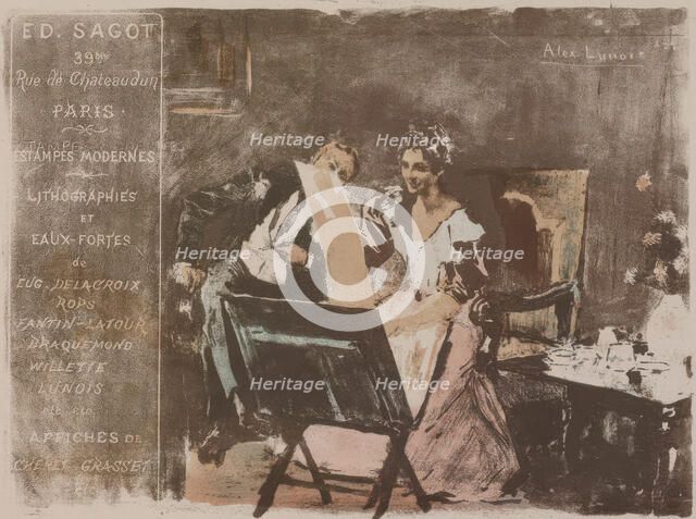 Ed. Sagot Estampes Modernes, 1894. Creator: Alexandre Lunois.