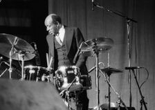 Ed Thigpen, Dominion Theatre, London, June, 1985. Artist: Brian O'Connor