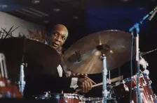Ed Thigpen, Jazz Inn Party, Nordwijk, Netherlands, 1989. Creator: Brian Foskett