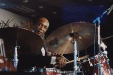 Ed Thigpen, Jazz Inn Party, Nordwijk, Netherlands, 1989. Creator: Brian Foskett