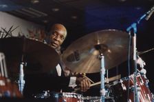 Ed Thigpen, Jazz Inn Party, Nordwijk, Netherlands, 1989. Creator: Brian Foskett