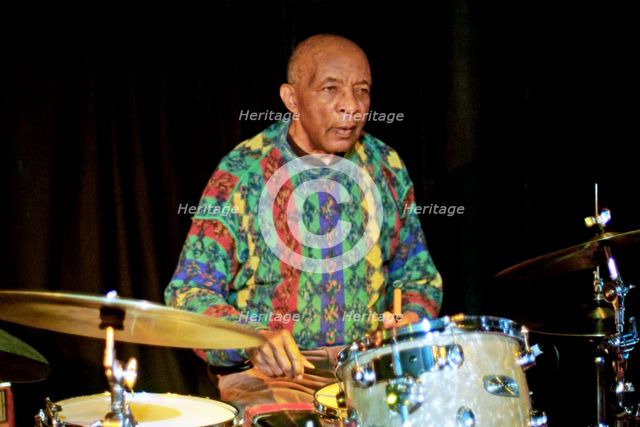 Ed Thigpen, Pizza Express, London, February 20, 2007. Artist: Brian O'Connor.