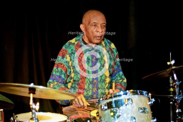 Ed Thigpen, Pizza Express, London, February 20, 2007. Artist: Brian O'Connor.