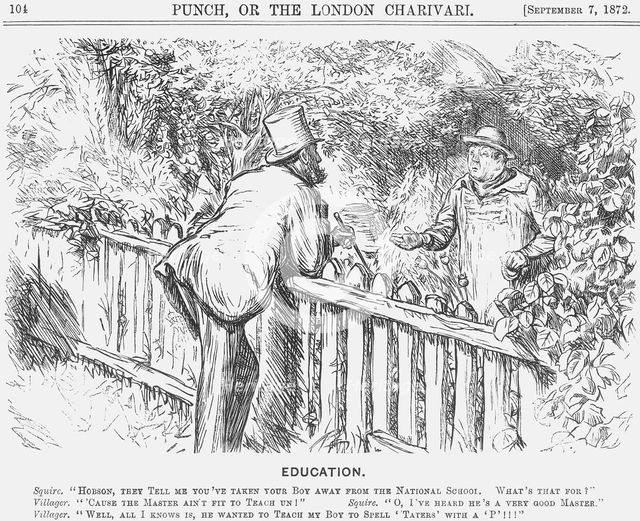 'Education', 1872. Creator: Unknown.