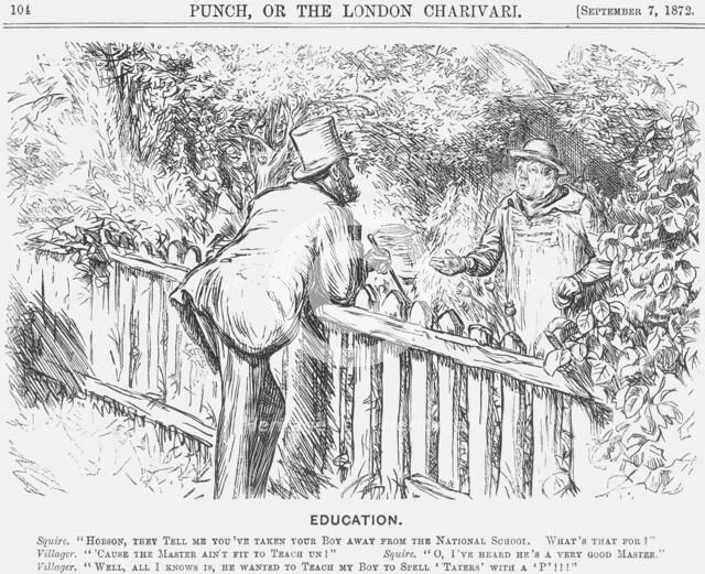 'Education', 1872. Artist: Unknown