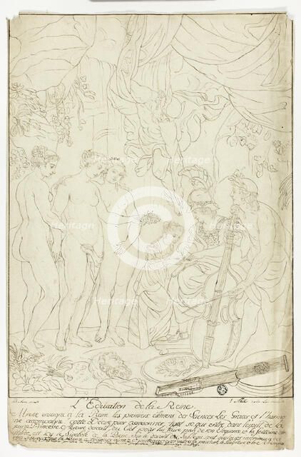 Education of Marie de Medicis, 1700-1799. Creator: Unknown.