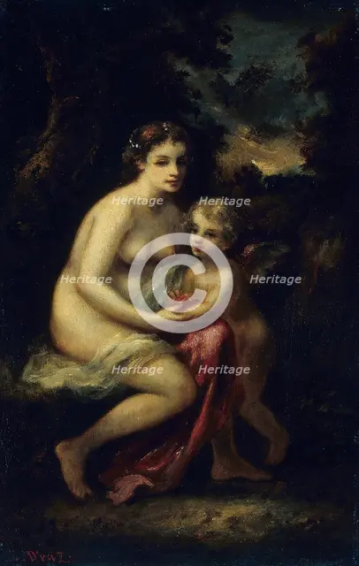 Education of Cupid, c. 1859. Creator: Narcisse Virgile Diaz de la Pena.