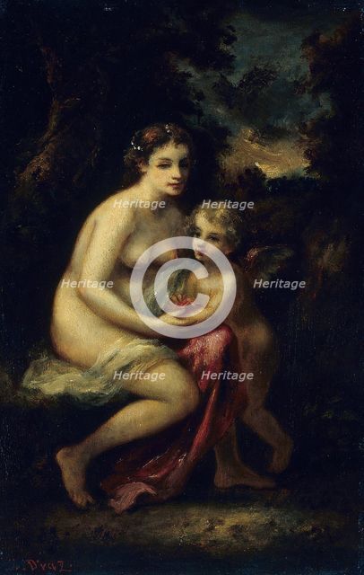 Education of Cupid, c. 1859. Creator: Narcisse Virgile Diaz de la Pena.
