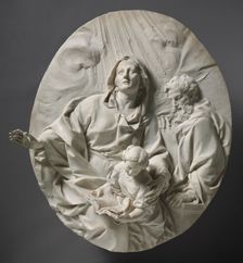 Education of the Virgin, c. 1700. Creator: Giuseppe Mazzuoli (Italian, 1644-1725)