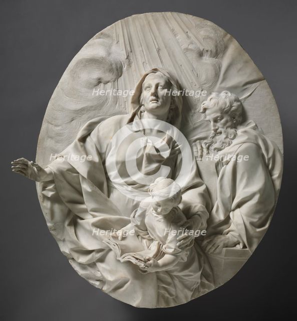 Education of the Virgin, c. 1700. Creator: Giuseppe Mazzuoli (Italian, 1644-1725).
