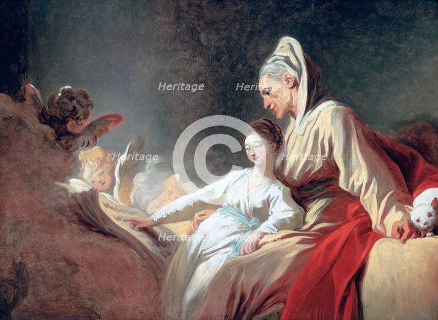 'Education of the Virgin', c1773. Artist: Jean-Honore Fragonard