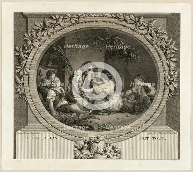 Education is Everything, 1791. Creator: Nicolas Delaunay.