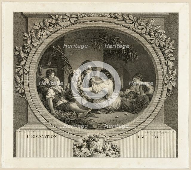 Education is Everything, 1791. Creator: Nicolas Delaunay.