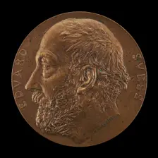 Eduard Suess, 1831-1914, Geologist [obverse], 1897. Creator: Karl Gindra