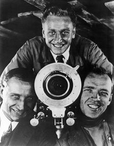Eduard Tisse, Grigori Aleksandrov and Sergey Komarov, 1926