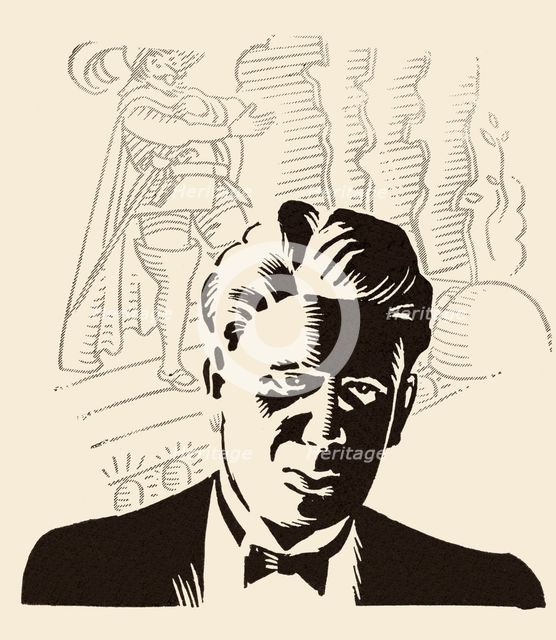 Eduard Toldrà Soler (1895-1962). Catalan musician. Drawing, 1934.