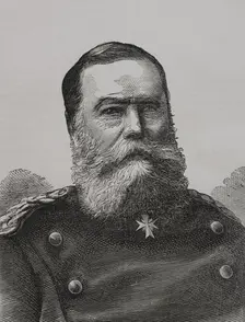 Eduard Vogel von Falckenstein (1797-1885), Prussian infantry general, 1870. Creator: Unknown