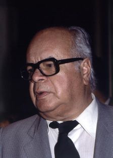 Eduardo Carranza (1913-1985), Colombian poet, portrait of 1980