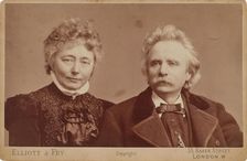 Edvard and Nina Grieg, c.1900. Creator: Fotoatelier Elliott & Fry, London
