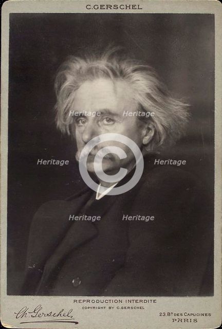 Edvard Grieg, Norwegian composer and pianist, late 19th or early 20th century. Artist: Charles Gerschel