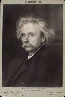 Edvard Grieg, Norwegian composer and pianist, late 19th or early 20th century. Artist: Charles Gerschel