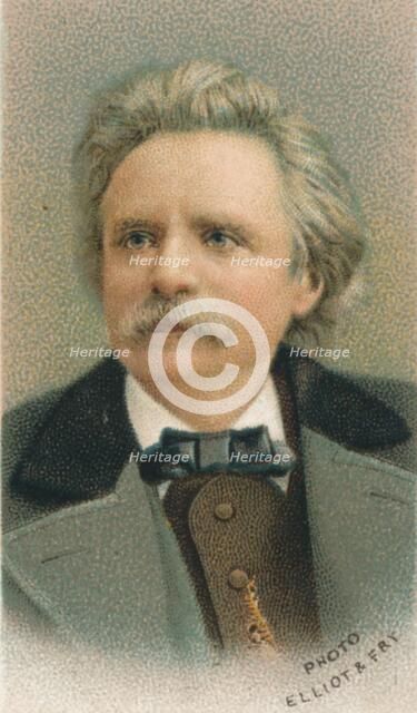 Edvard Hagerup Grieg (1843-1907), Norwegian composer and pianist, 1911. Artist: Elliott & Fry