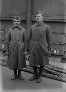 Edw. Vahey, Jos. A. Kearns, 1918 or 1919. Creator: Bain News Service
