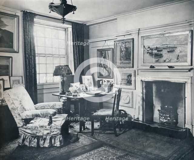 'Edward Marsh's living-room', c1934. Artist: Unknown.