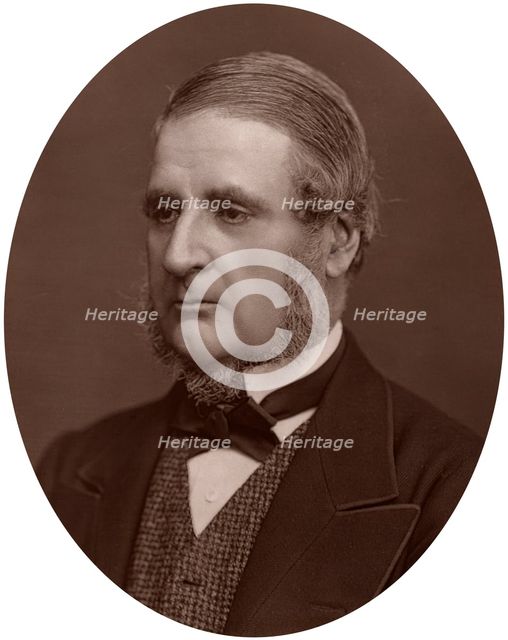Edward Matthew Ward, historical painter, 1878.Artist: Lock & Whitfield