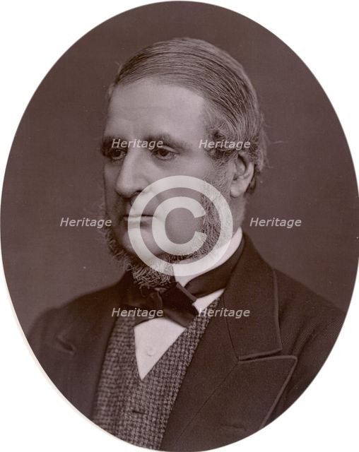 Edward Matthew Ward, historical painter, 1878. Creator: Lock & Whitfield.