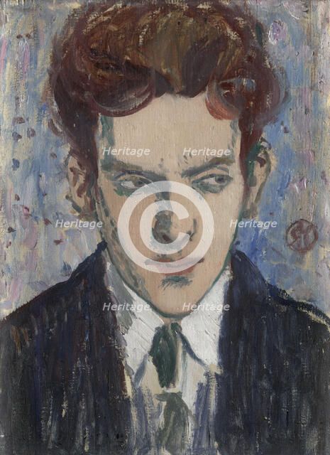 Edward McKnight Kauffer,  c1915. Creator: Raymond McIntyre.